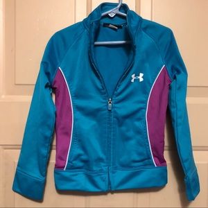 Under Armour Girl's Blue and Purple Light Jacket